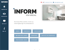 Tablet Screenshot of inform-as.dk